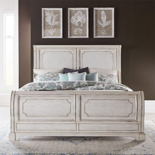 Liberty Abbey Road King Sleigh Bed in Porcelain White image