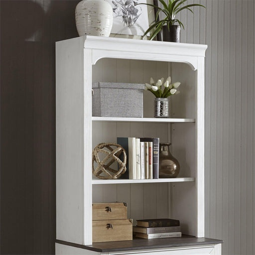 Liberty Allyson Park Bunching Lateral File Hutch in Wirebrushed White image