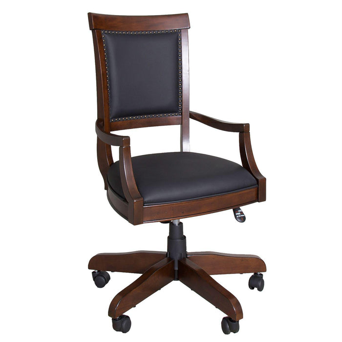Liberty Brayton Manor Jr Executive Desk Chair (RTA) in Cognac image