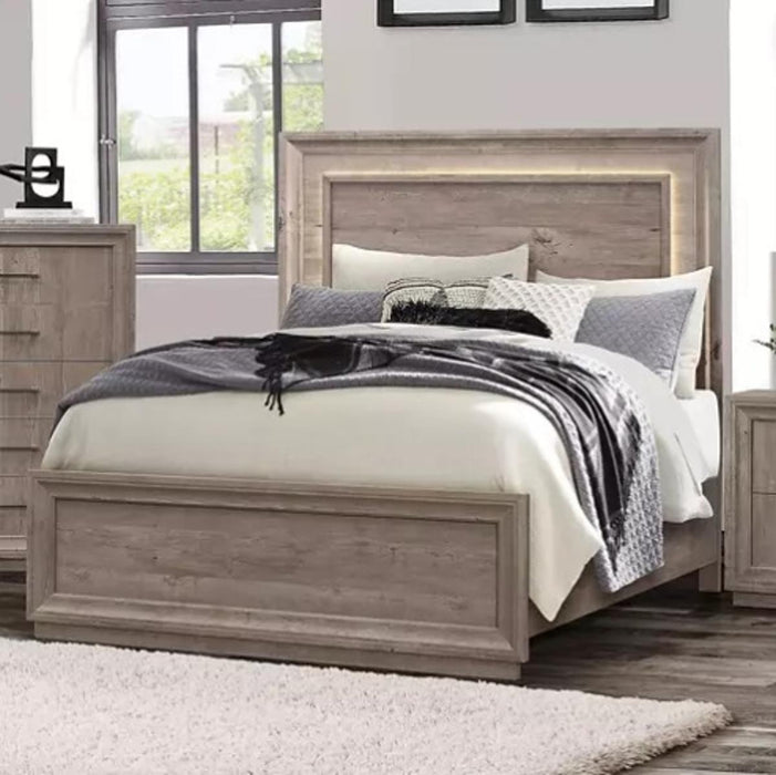 Liberty Furniture Horizons Queen Panel Bed in Graystone image
