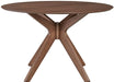 Liberty Furniture Space Saver Round Pedestal Table in Satin Walnut image