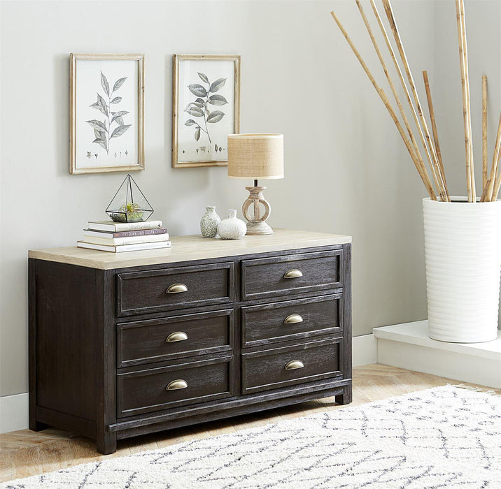 Liberty Heatherbrook Credenza in Charcoal & Ash image