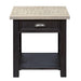 Liberty Heatherbrook Drawer End Table in Charcoal and Ash image