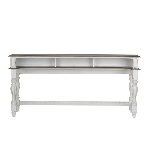 Liberty Magnolia Manor Console Bar Table in Antique White image