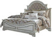 Liberty Magnolia Manor King Upholstered Bed in Antique White image