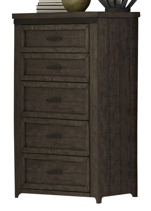 Liberty Thornwood Hills 5-Drawer Chest in Rock Beaten Gray image