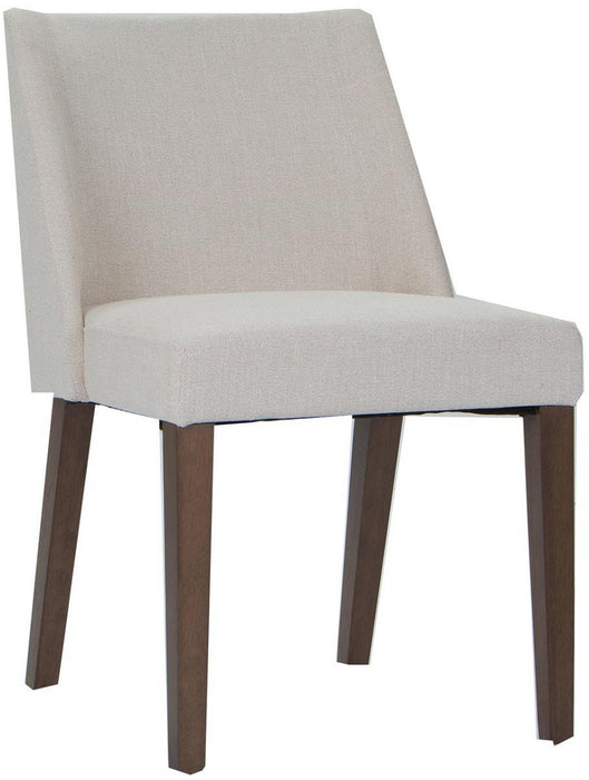 Liberty Furniture Space Saver Nido Chair (Light Tan) in Satin Walnut (Set of 2) image